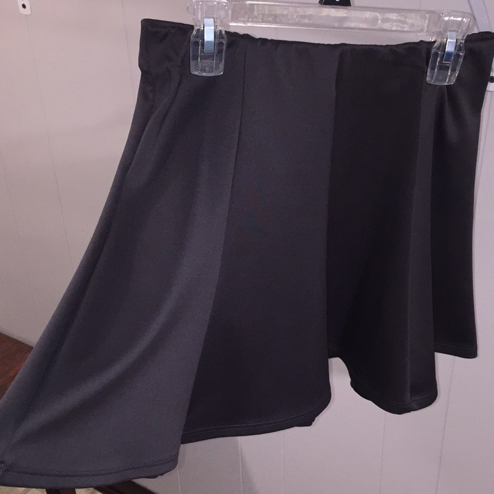 Grey Skater Skirt